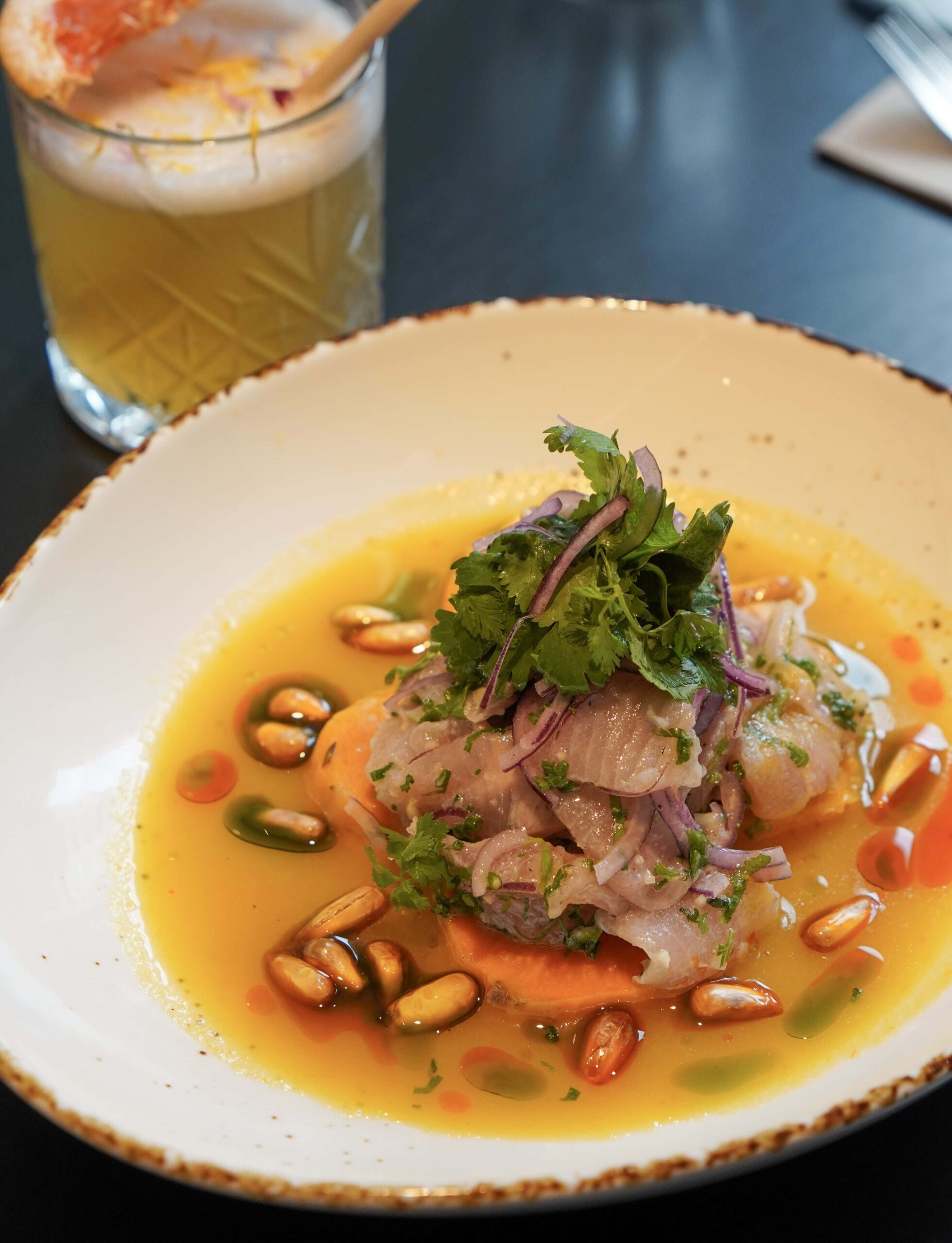 Ceviche au yuzu Ceviche au yuzu – Le Nabi